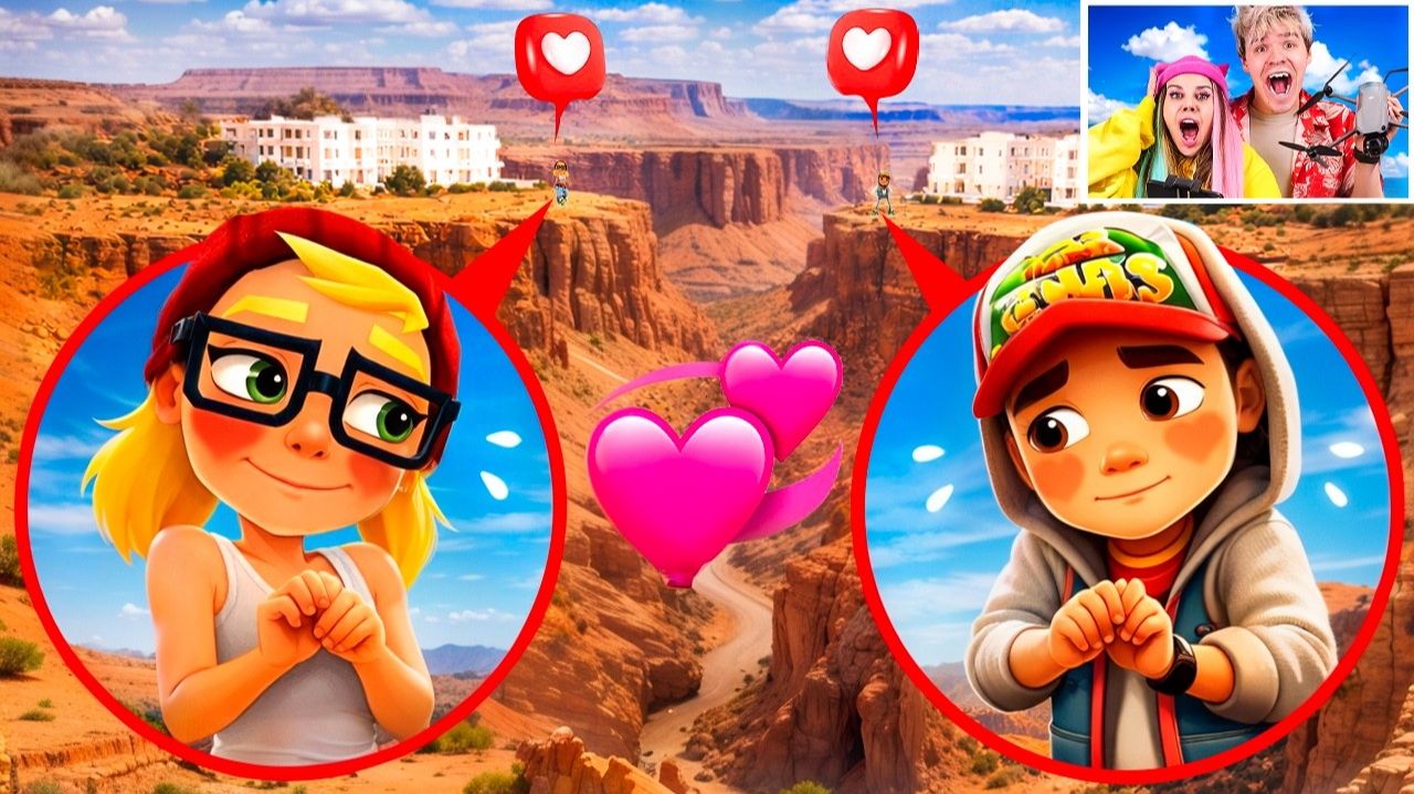 ДРОН ПОЙМАЛ ДЖЕЙКА SUBWAY SURFERS В РЕАЛЬНОЙ ЖИЗНИ!! смотреть онлайн