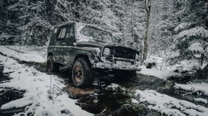 Экспедиция на УАЗе в мертвую деревню рыбаков | Почему отсюда ушли люди | Ночевка в жуткой деревне