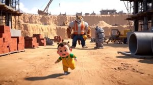 Не играй на стройке!  Ксавье попадает в неприятности  Музыка из мультфильма «Малыш Ксавье»