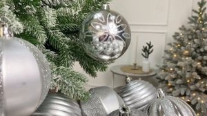 Набор пластиковых шаров МОЛЬТЕ ТРАМЕ, серебряный, 8 см, 18 шт., 029170