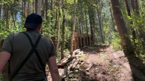 Загон для притравки собак на кабана 06.2024