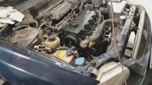 Как выставить по меткам шкив распредвала и коленвала, Хендай Акцент 12 клапанов