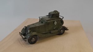 Готовая модель "БА-20", масштаб 1:35.