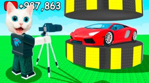 Я ПОЛУЧИЛ 10.000.000 ПОДПИСЧИКОВ В РОБЛОКС ЮТУБЕР СИМУЛЯТОР КОТЁНОК КРОНОС