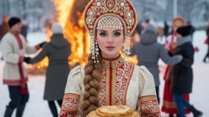 С Масленицей 2026. Красивая музыкальная открытка