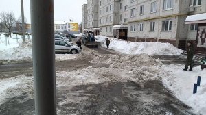 Интенсивная уборка снега во всех Дворах Подмосковья, с привлечением спецтехники