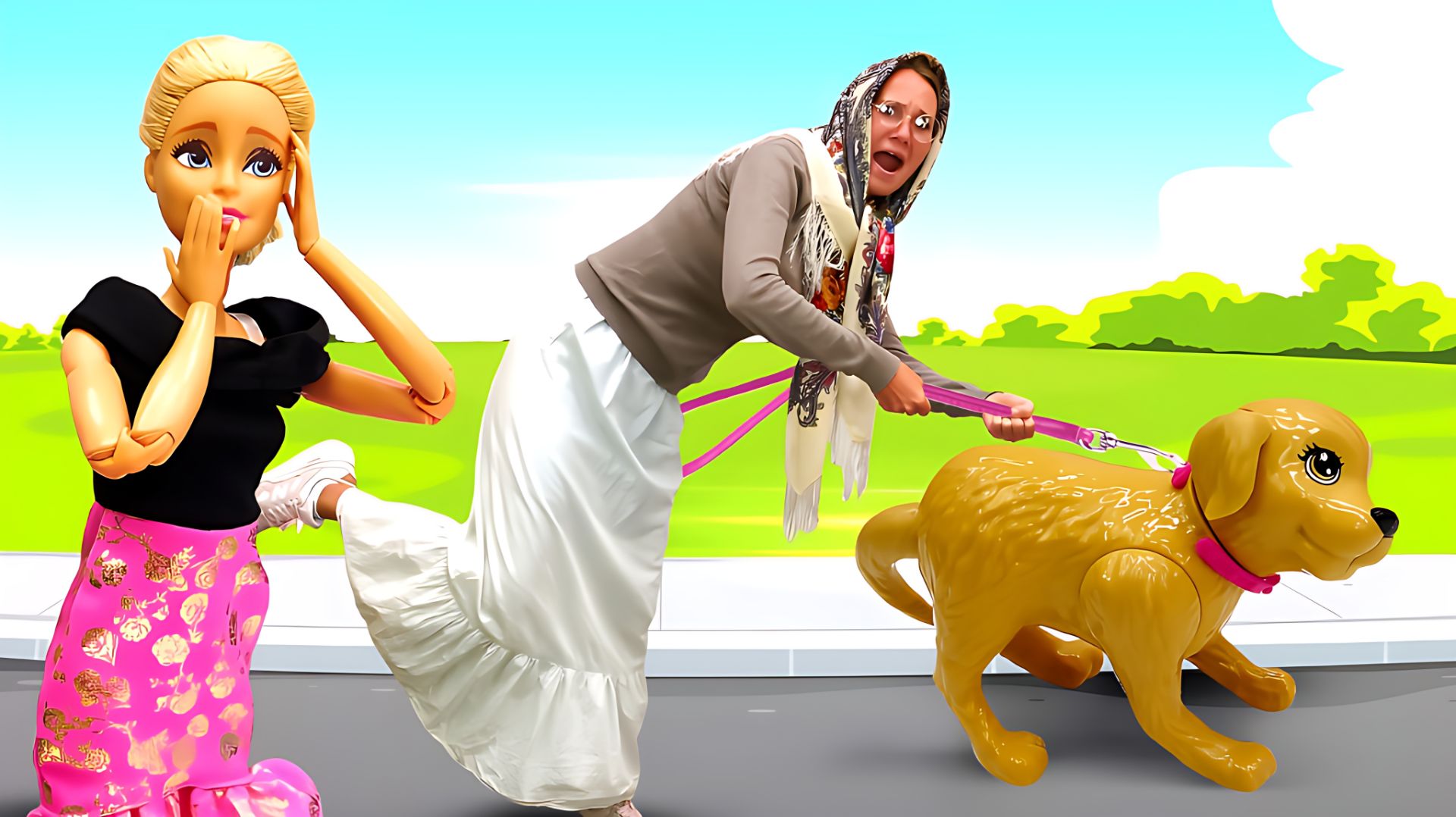 СОБАКА УСТРОИЛА РАЗГРОМ В ДОМЕ БАРБИ! 😱🐶 Барби и Баба Маня — ПЛОХИЕ НЯНИ? 👵💥