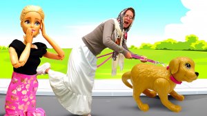 СОБАКА УСТРОИЛА РАЗГРОМ В ДОМЕ БАРБИ! 😱🐶 Барби и Баба Маня — ПЛОХИЕ НЯНИ? 👵💥