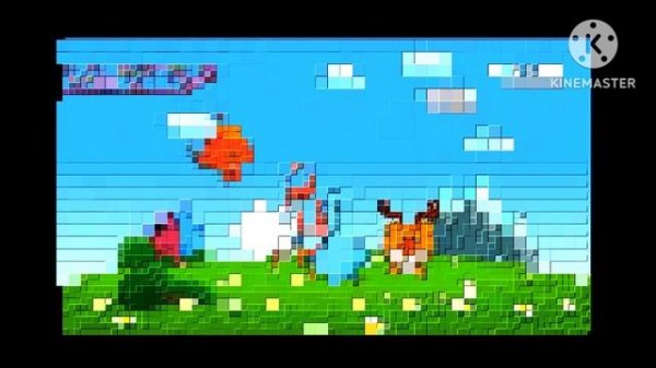 Smeshariki intro in Minecraft major (пиксель 👾, kinemaster)