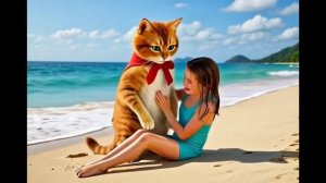 Кот думал что девушка, а оказалась Русалка. ИИ