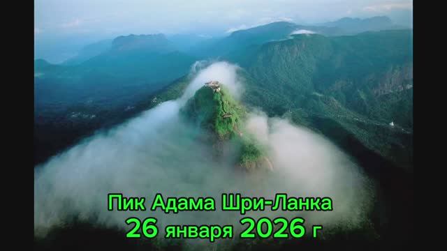 Пик Адама Шри-Ланка 26.01.2026.г. смотреть онлайн