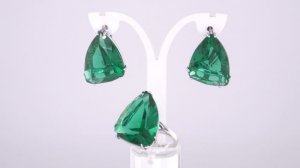 Комплект: Серьги арт.33616334Д14 и Кольцо арт.23616334Д14