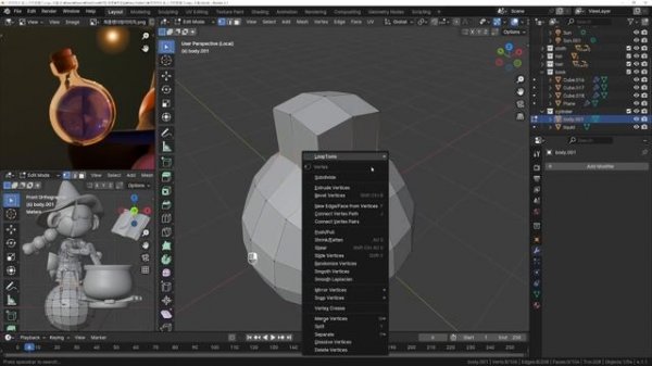 42. Object creation 2 Expressing transparent textures