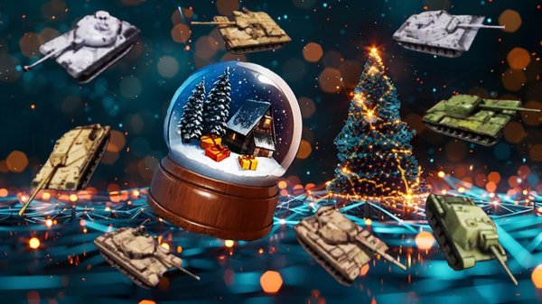 Tanks Blitz Открываем новогодние снежные шары, выбил много новых танков!!! Смотри какие!!!