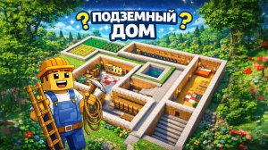 Я ПОСТРОИЛ ПОДЗЕМНЫЙ ДОМ О КОТОРОМ НИКТО НЕ ДОЛЖЕН ЗНАТЬ |МАЙНКРАФТ СТРОИТЕЛСЬТВО