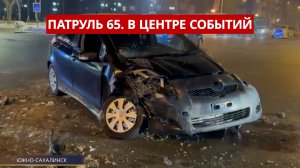 ПАТРУЛЬ 65. Горящий снегоход, ребенок под колесами и тройное ДТП. Происшествия Сахалина 18.02.26