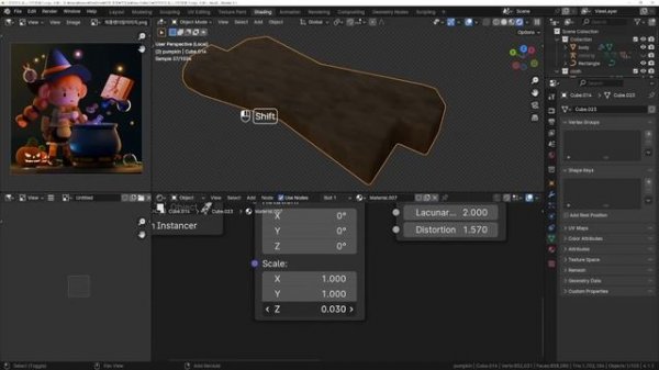 45-1. Lighting installation, rendering