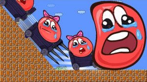 Огромный черный квадрат. Мульт игра Red Ball