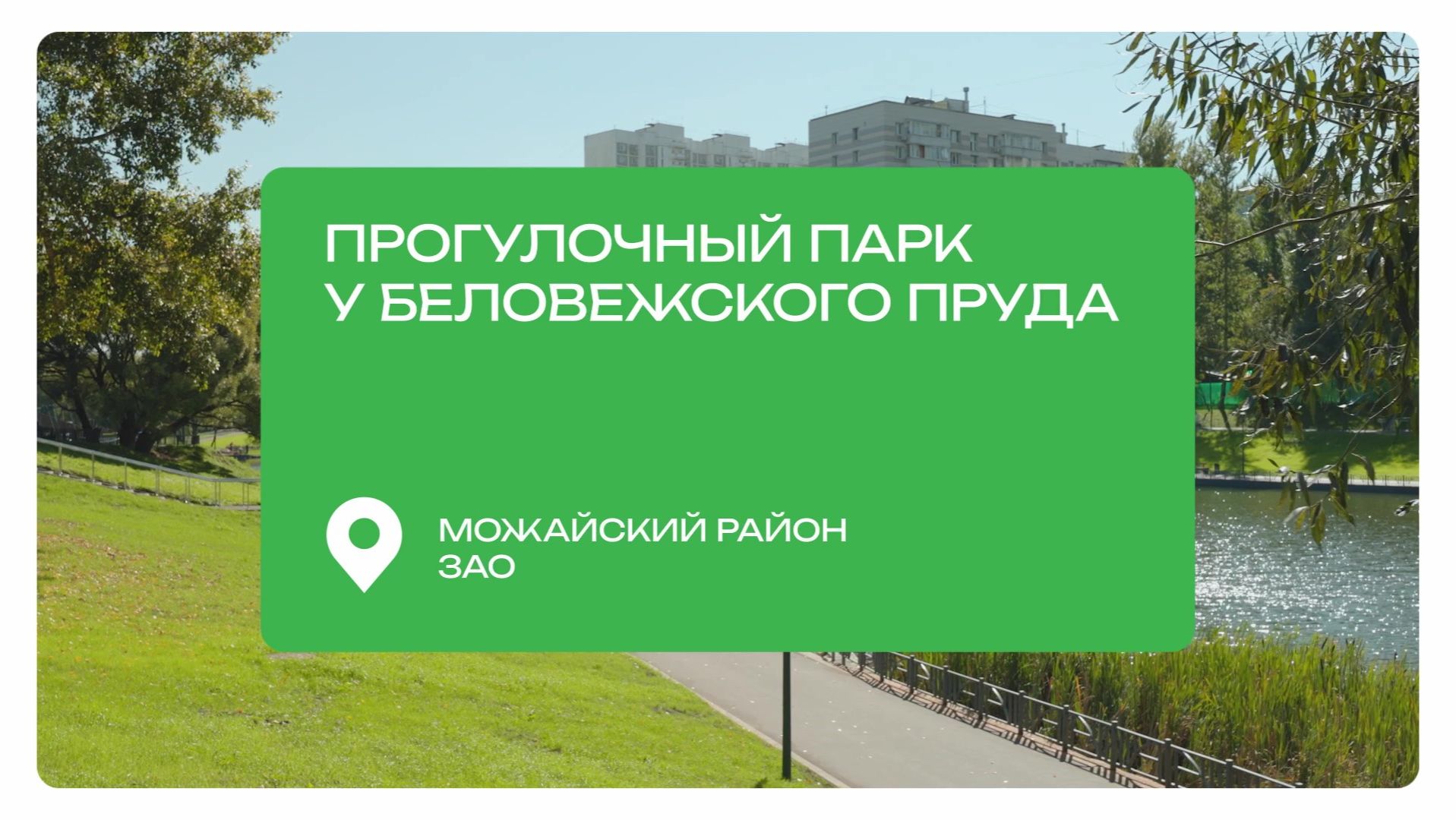 Гуляем по парку у Беловежского пруда