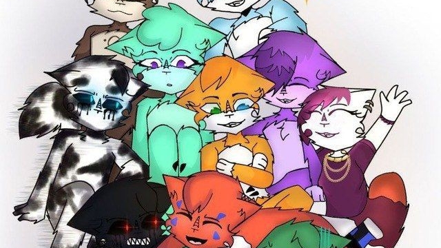 переписка разноцветные коты