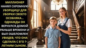 ИСТОРИИ ДУШИ/Миллионер нанял скромную уборщицу....