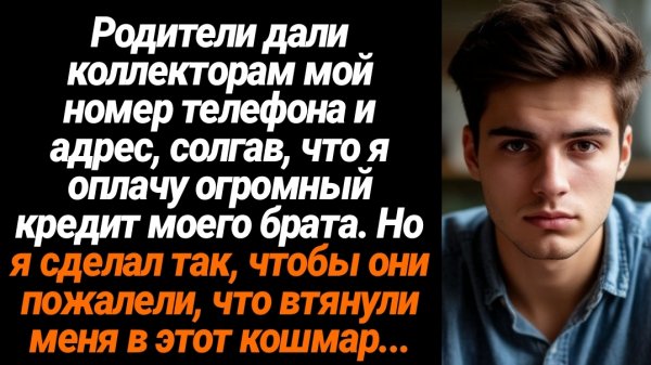 Жизненные Истории/Родители дали коллекторам мой номер телефона и адрес, солгав, что я оплачу огромны