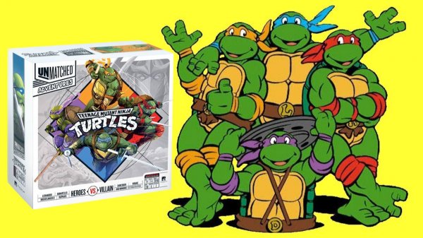 Unmatched Adventures: Teenage Mutant Ninja Turtles: набор Pizza Rama - Распаковка настольной игры