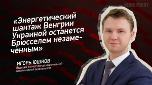 "Энергетический шантаж Венгрии Украиной останется Брюсселем незамеченным" - Игорь Юшков