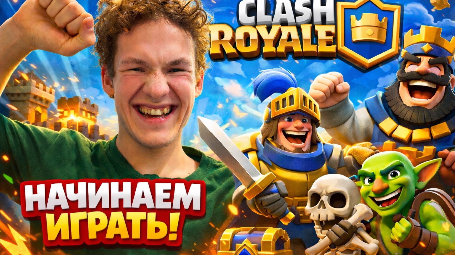 ПЕРВЫЙ РОЛИК ПО CLASH ROYALE! смотреть онлайн