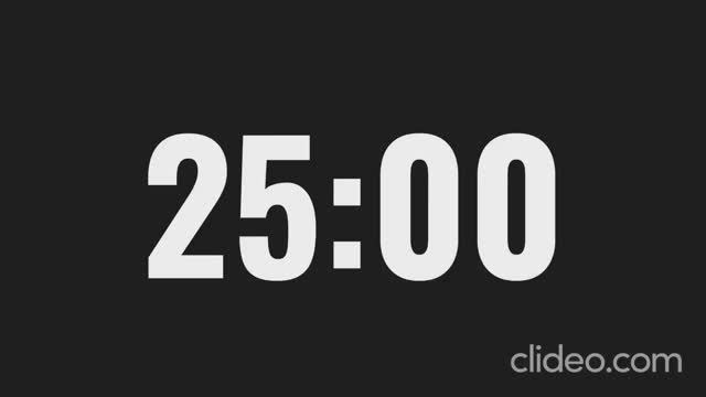 Таймер на 25 минут смотреть онлайн