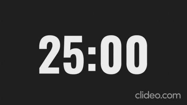 Таймер на 25 минут