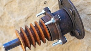 Сварочный позиционер из ступицы и алмазного диска: Мощная вращающаяся подставка своими руками.