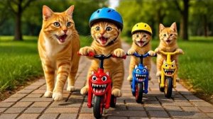 Мама-Кошка Подстригает мех на ферме и Шьет Тигровую шапочку Для Котят Дома🐾🎩🐯