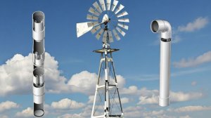 БЕСПЛАТНАЯ ЭЛЕКТРОЭНЕРГИЯ НАВСЕГДА! Собрал ветряк из ПВХ-труб за копейки — работает круглый год