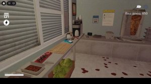 Играю в симулятор киоска шаурмы