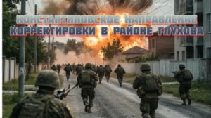 Новости СВО Сегодня-Константиновское направление Корректировки в районе Глухова