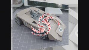 Спорткар McLaren  из бумаги своими руками