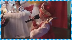 Диана Анкудинова на свадьбе сестры Анастасии - "Сапожки русские" и "Я девчонка молода" (19.07.2012)