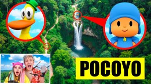 ДРОН ПОЙМАЛ POCOYO В РЕАЛЬНОЙ ЖИЗНИ!!