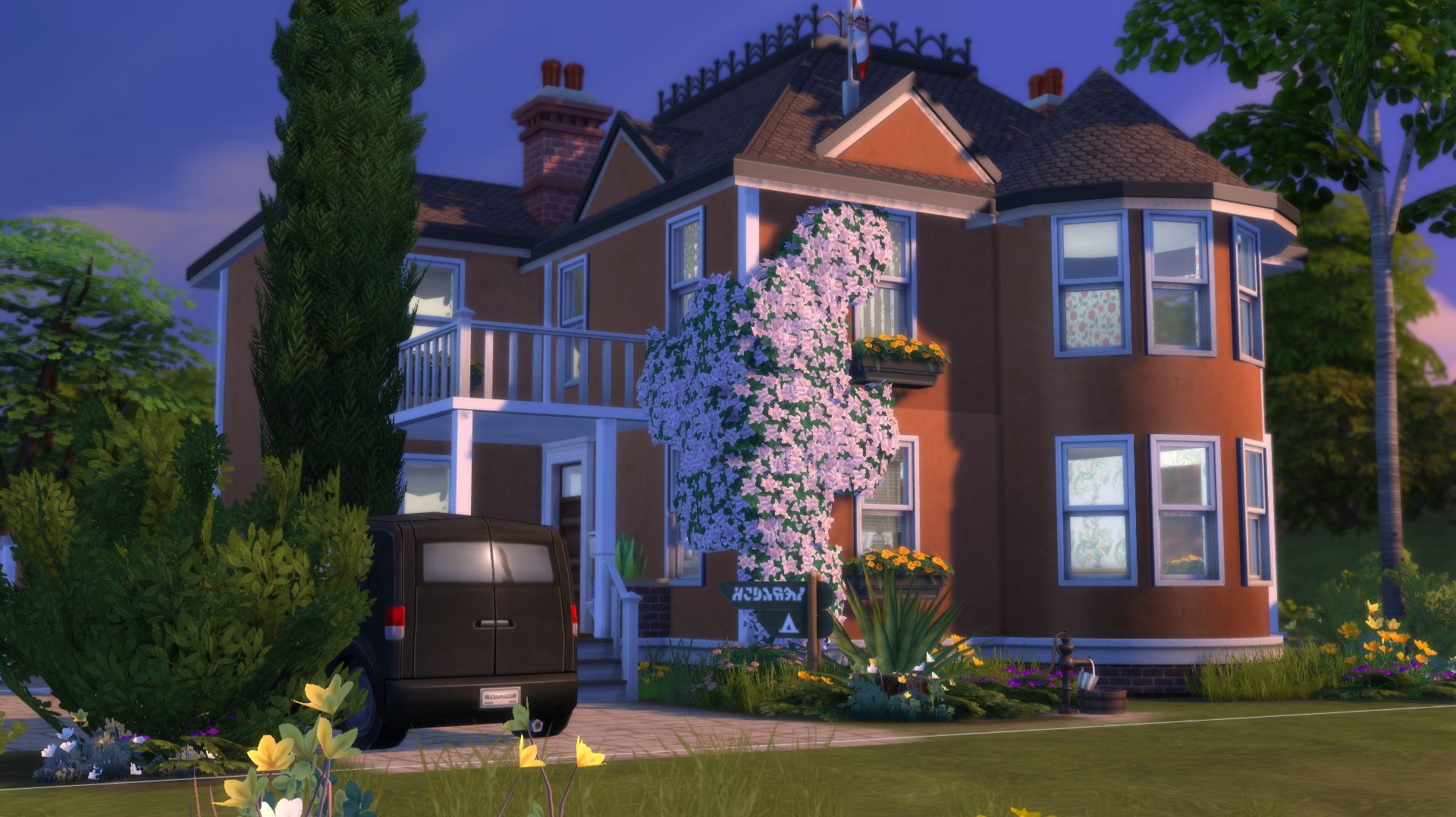 Династийный дом Строительство Симс 4 / Dynasty House The Sims 4 смотреть онлайн