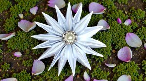 Как сделать цветок из бумаги #оригами к 8 марта