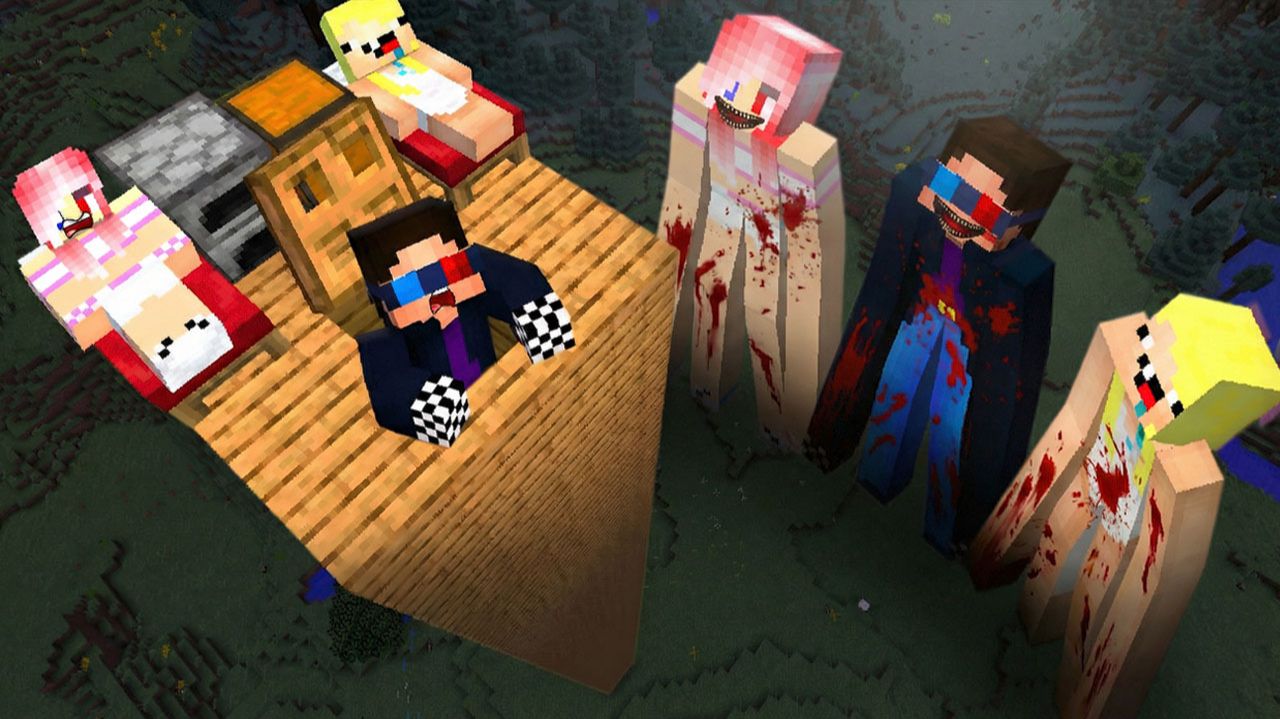 🪾ВЫЖИВАЕМ НА БАШНЕ ПРОТИВ СЛОМАННЫХ КЛОНОВ В МАЙНКРАФТ! ШЕДИ МЕН MINECRAFT смотреть онлайн