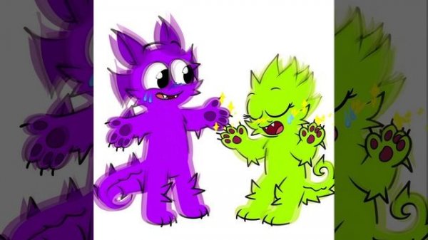 durple and owakcx from priv because im posting sprunki art today #sprunki