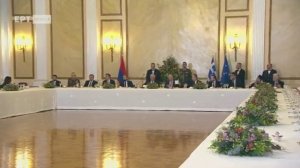 Президент Армении Ваагн Хачатурян попал в неловкую ситуацию во время визита в Афины