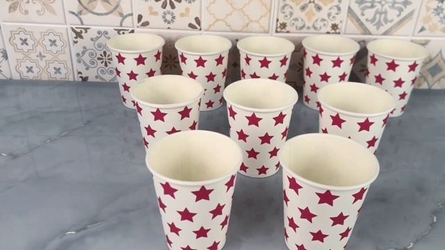 Набор бумажных стаканов ВЕСЁЛЫЕ ЗВЁЗДОЧКИ, 250 мл, 10 шт., в асс., H07300670