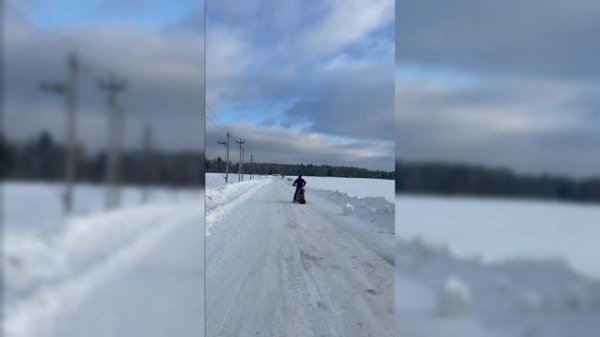 Катаемся на yeti express. 7 февраля замеряем снег пухляк 80 см.