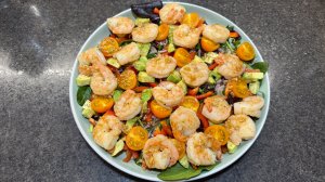 САЛАТ с КРЕВЕТКАМИ | САМЫЙ ВКУСНЫЙ БЕЗМАЙОНЕЗНЫЙ САЛАТ