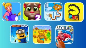 🌈SPRUNKI & PAC-MAN & My Tom 2 & Draw puzzle &  Hole.io & Minion Rush