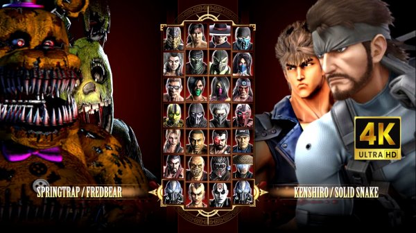 Игра за Fredbear & Stringtrap в Mortal Kombat Komplete Edition на PC Expert в 4К