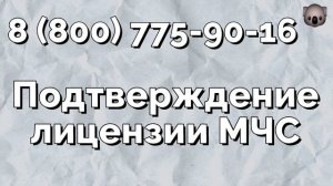 Помогаем продлить пожарную лицензию МЧС